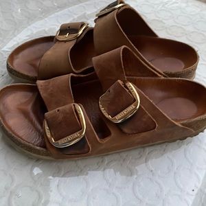 Birkenstock sandals I can't find the size but I think they are like 6-7